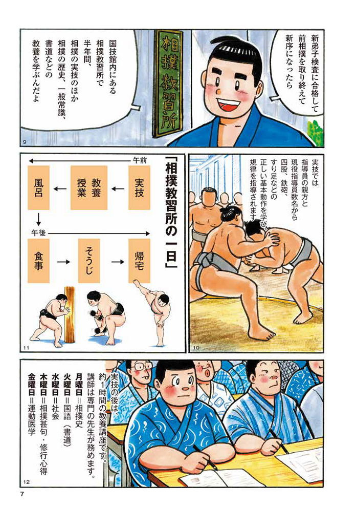 漫画「大相撲入門編」・ページ７